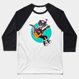 Melody the Guitarist Skunk (Variant 2) Baseball T-Shirt